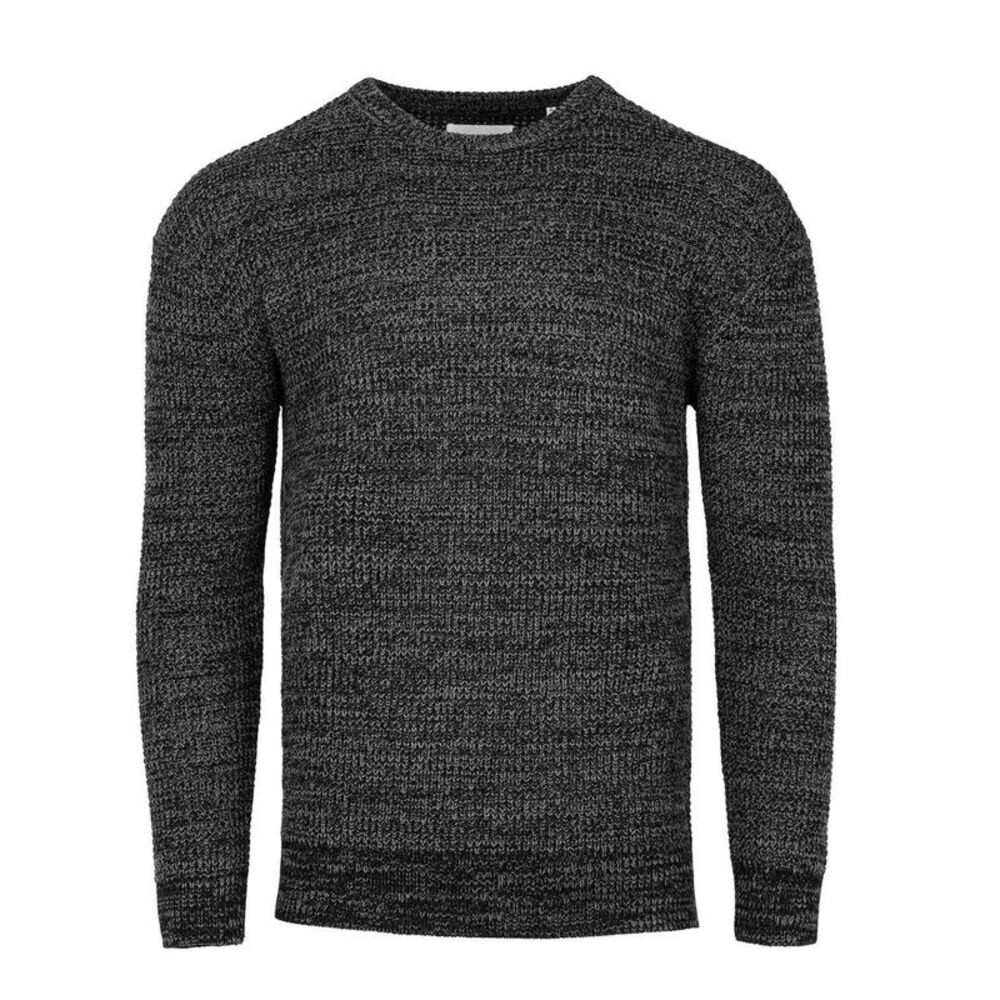 Firetrap Mens Classic Knitted Sweater / Black